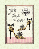 Girls Night Out Prints by Rebecca Lyon