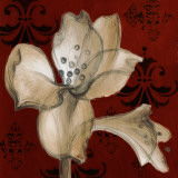 Amaryllis on Red I Prints by Lanie Loreth