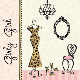 Girly Girl Art by Rebecca Lyon
