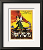 Grafofoni Columbia 1920 Poster