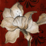 Amaryllis on Red II Posters by Lanie Loreth