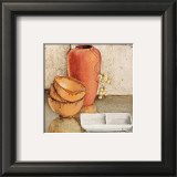 Ochre and Yellow I Poster by Ina van Toor