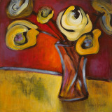 Yellow Poppies in a Vase Posters by Lanie Loreth