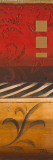 Red Collage I Prints by Patricia Quintero-Pinto