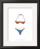 Beach Bikini III Prints by Jennifer Goldberger