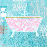 Rose Tub Prints by Rebecca Lyon