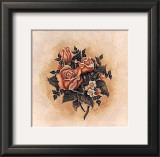 Antique Rose III Art by Mary Hughes
