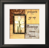 Golden Reflection, Prayers Go Up Prints by Debbie DeWitt