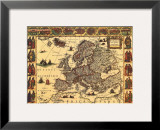 Antique Maps II Prints by Willem Janszoon Blaeu