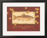Brown Trout Print by Stephanie Marrott