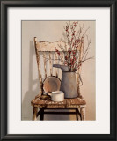 Watering Can on Chair Posters by Cecile Baird