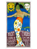 Montevideo, Cuidad de Turismo Impressão giclée