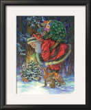 Santa's Star Prints by Donna Race