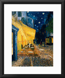 The Café Terrace on the Place du Forum, Arles, at Night, c.1888 Prints by Vincent van Gogh