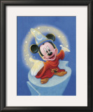 Sorcerer Mickey: Fantasia Magic Print by Walt Disney