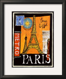 Metro, Paris Print by Katharine Gracey