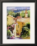 French Vineyards Print by Karen McLean