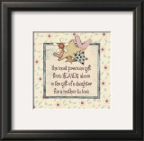 Daughter to Love Prints by Jo Moulton