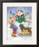 Frosty Morning Greeting Prints by Donna Race