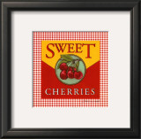 Sweet Cherries Prints by Stephanie Marrott