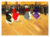 Four Ladies Dancing Giclée-Druck