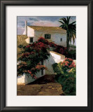 Courtyard Blossoms Posters by Poch Romeu