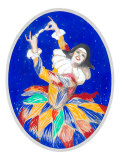 Dancer with Colorful Dress Giclee Print