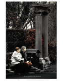 Sat on a Park Bench Like Bookends Posters by Graham Rhodes
