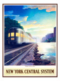 Twilight on the Hudson River reproduction procédé giclée