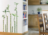 Bambou jaune Autocollant mural