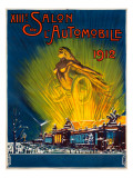 Salon de L'Automobile 1912 Giclee Print
