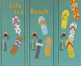 Flip Flops Autocollant mural par Karen Dupre