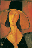 Jeanne Hebuterne Affiche par Amedeo Modigliani
