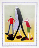Familie Kunstdruck von Mackenzie Thorpe