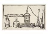 Foucault's Revolving Mirror for the Measurement of the Speed of Light, Copy by Boris Mestchersky Giclee Print by French School 