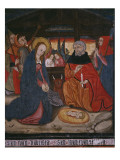Nativity, Panel from the Church San Andres of Tortura, Late 15th Century-Early 16th Century reproduction procédé giclée par Spanish School 