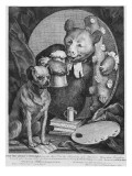 The Bruiser Charles Churchill, Once the Reverend, in the Character of a Russian Hercules, 1763 Giclee Print by William Hogarth