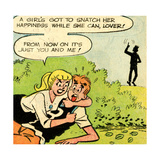 Archie Comics Retro: Archie and Betty Comic Panel; Snatching Happiness (Aged) Posters Archie Comics Retro: Archie and Betty Comic Panel; Snatching Happiness (Aged) Posters