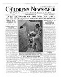 A Little House of the 20th Century, Front Page of 'The Children's Newspaper', March 1924 Giclee Print by English School 
