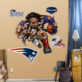 New England Patriots "Powerhouse Patriot" Wall Decal
