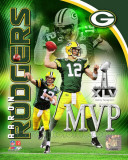Aaron Rodgers Super Bowl XLV MVP Portrait Plus Photo