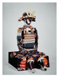 Samurai of Old Japan: Suit of Armour Worn by Toyotomi Hideyoshi, Momoyama Period, 1568-1600 Reproduction procédé giclée par Japanese School 