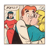 Archie Comics Retro: Archie Comic Panel; Archie, Betty and Veronica (Aged) Kunstdrucke