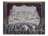 Banquet Hosted by the Officers of the French Gardes Du Corps for Officers of the Flanders Regiment Giclee-trykk av Jan Bulthuis Banquet Hosted by the Officers of the French Gardes Du Corps for Officers of the Flanders Regiment Giclee-trykk av Jan Bulthuis