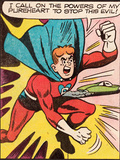 Archie Comics Retro: Pureheart The Powerful Comic Panel; Stop this Evil! (Aged) Art