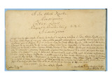Handwritten Dedication of 'Brandenburger Concertos' to Christian Ludwig, Margrave of Brandenburg Giclée-Druck von Johann Sebastian Bach