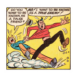 Archie Comics Retro: Archie and Jughead Comic Panel; False Friend (Aged) Art