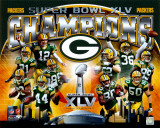 Green Bay Packers Super Bowl XLV Champions Composite (Horizontal) Photo