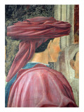 The Legend of the True Cross, the Adoration of the Wood, Detail of King Solomon Completed 1464 Giclee Print by Piero Della, Francesca
