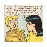Archie Comics Retro: Betty and Veronica Comic Panel; Wolf Whistle (Aged) Posters